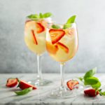 Summer-white-sangria-with-strawberries-and-basil