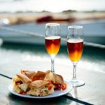 Marsala-wine-and-typical-Sicilian-snacks-are-served-for-aperitivo-in-Marsala-Sicily-Italy