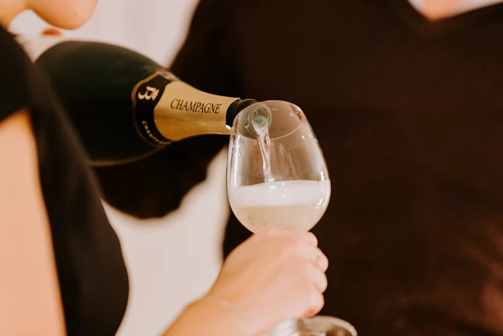 Pouring Champagne