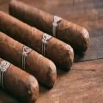 cigars in a line