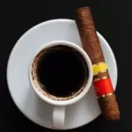 cigar with cup of coffee
